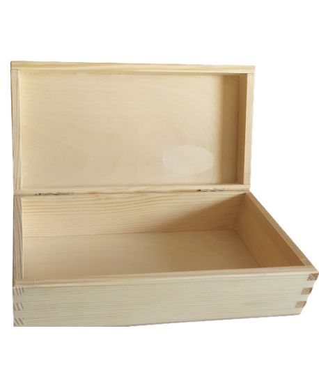 Drewniane pudełko szkatułka skrzynka 25,5x13cm 25cm do decoupage pudełko