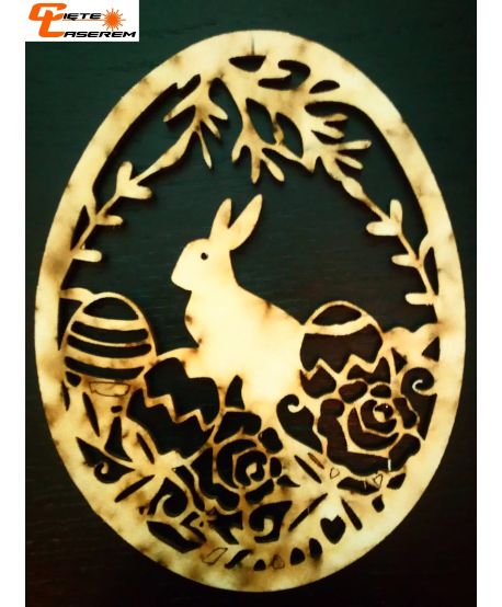 Drewniane wiosenne jajko jajeczko ażurowe dekoracja wielkanocna do ozdabiania duża decoupage 3