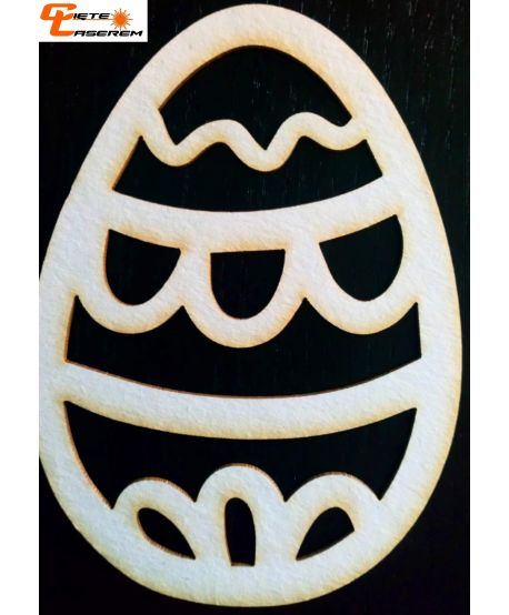 Drewniane ażurowe jajko dekoracja wielkanocna do ozdabiania duża decoupage