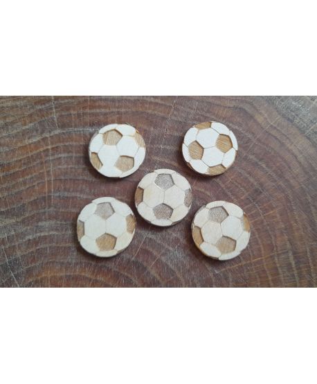 Drewniana PIŁKA piłki dekor mini mały 3cm Scrapki dodatki do makramy zestaw 10 sztuk