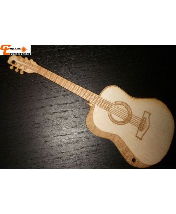 Drewniana gitara 15 cm