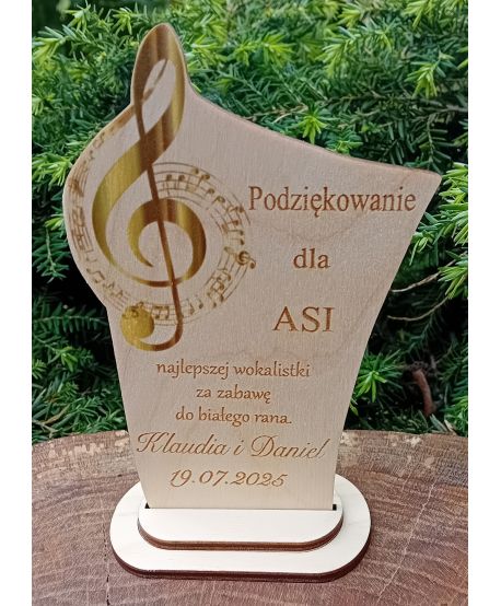 PODZIĘKOWANIE DLA ŚWIADKÓW ŚWIADKA ŚWIADKOWEJ PREZENT ŚWIADKOWIE Statuetka
