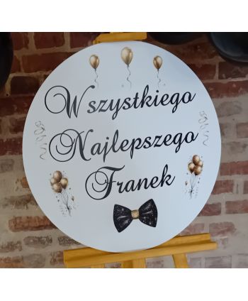 Tablica powitalna z...
