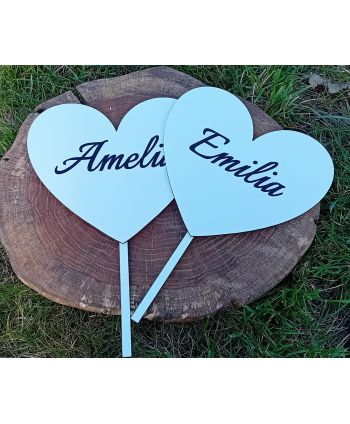 Serca z imieniem dziecka na...