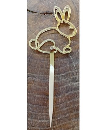 Topper PIK złoty na tort...