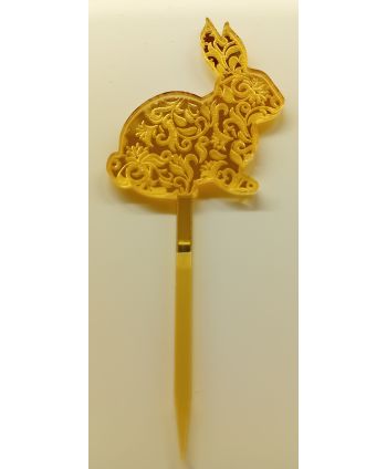 Topper PIK złoty na tort...