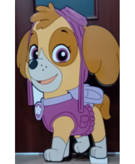 Dekoracja wielkoformatowa do ścianki Psi Patrol Sky na Roczek urodziny