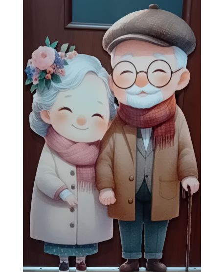 Dekoracja wielkoformatowa na Dzień Babci i Dziadka – ścianka okolicznościowa idealna do szkoły i przedszkola