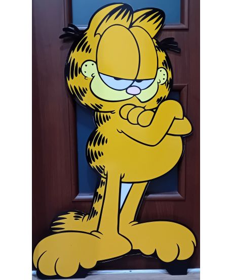 Dekoracja wielkoformatowa kotek kot GARFIELD  wzory – ścianka okolicznościowa urodziny roczek chrzest