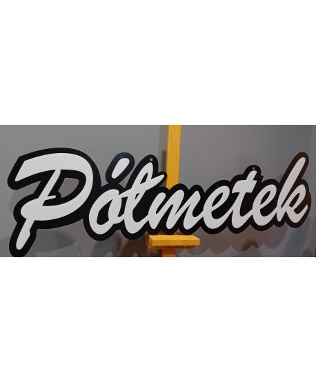 Półmetek napis dekoracje na ściankę napis tablica powitalna dekoracje na połowinki 90cm