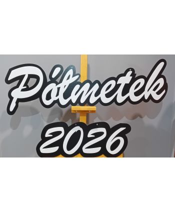 Półmetek rok napis...