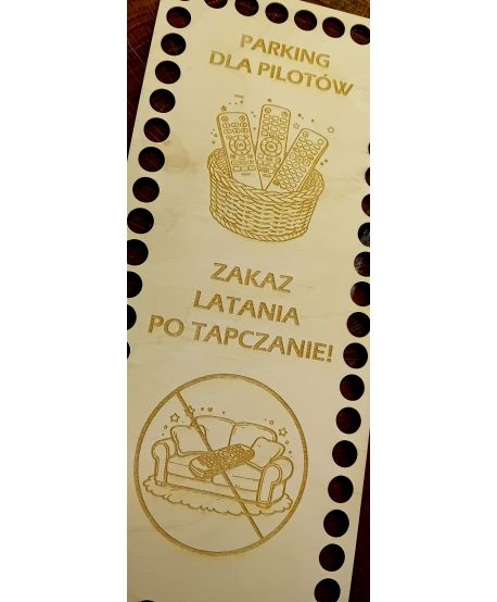 Parking dla pilotów bazy do koszyka na piloty TV Drewniana baza ze sklejki podkładki podkładka