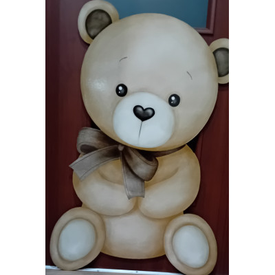 Dekoracje dekoracja wielkoformatowe miś balony samolot brązowy na ściankę balonową 90cm Roczek Urodziny