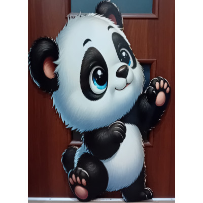 Dekoracje dekoracja wielkoformatowe Panda pandusia na ściankę balonową 90cm Roczek Urodziny