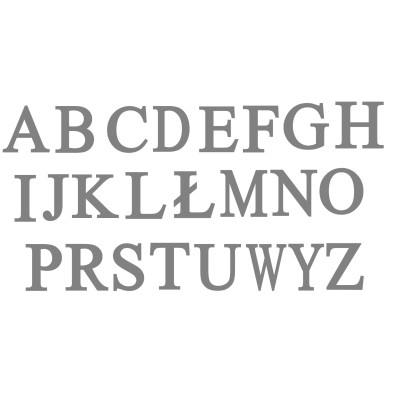 Duża litera styropianowa lub styrodur przestrzenna 3D 100 cm szeroka do dekoracji ścianki balonowej urodzinowej