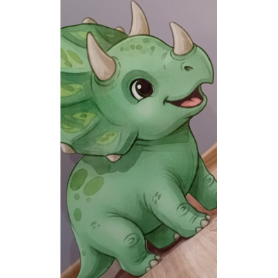 Dekoracja ścianki urodzinowej wielkoformatowa dinozaur dinozauzy dino kolorowe wzory