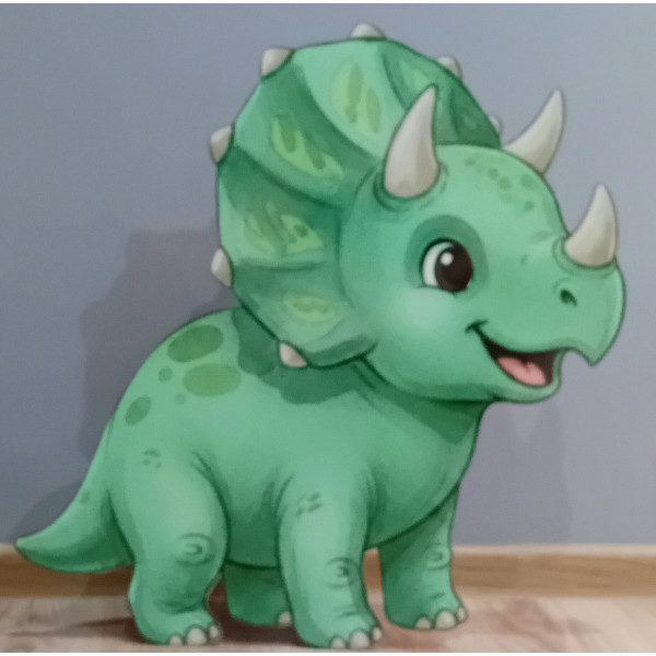 Dekoracja ścianki urodzinowej wielkoformatowa dinozaur dinozauzy dino kolorowe wzory