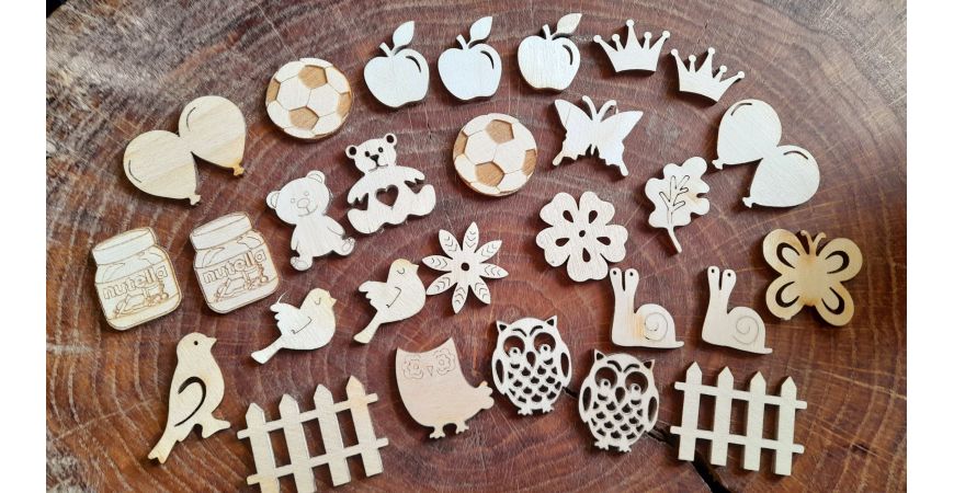 Scrapki, dekory, dodatki do metryczek